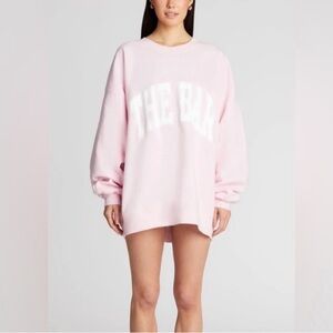 The Bar Pink Crew Neck Sweater